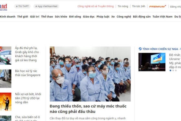 Báo giá đăng bài PR trên báo Vietnamnet mới nhất