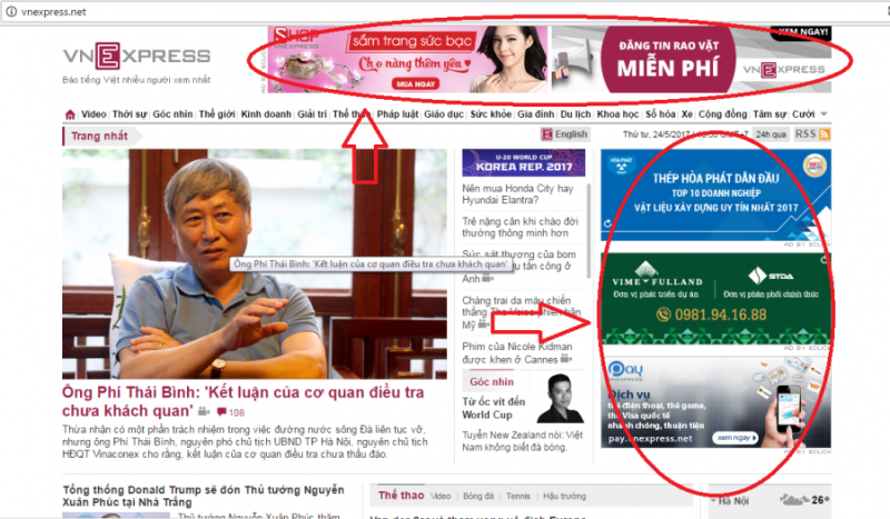 Báo giá đăng bài trên báo Vnexpress chất lượng cao, giá tốt
