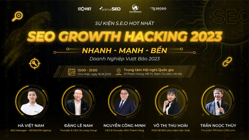 Sự kiện SEO Growth Hacking 2023