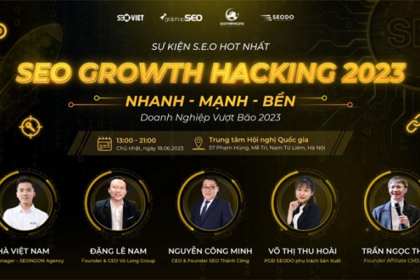Sự kiện SEO Growth Hacking 2023