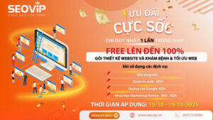 MIỄN PHÍ THIẾT KẾ WEBSITE + KHÁM BỆNH & TỐI ƯU WEB