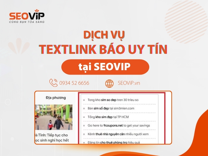 Dịch vụ textlink báo